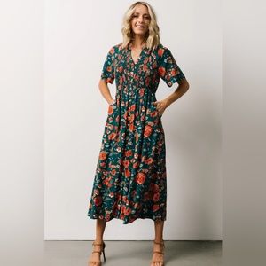 Baltic Born Botega Midi Dress | Jade Multi Floral